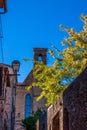 Aerial view. Old town in Chelmno Royalty Free Stock Photo