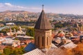 Aerial view of Old Town, Tbilisi, Georgia