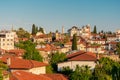 Aerial view of the old town of KaleiÃ§i in the Turkish city of Antalya. Royalty Free Stock Photo