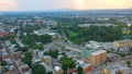 Aerial view of the old town of Quebec City, Quebec, Canada in summer Royalty Free Stock Photo