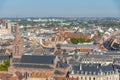 Aerial view of the old town of Strasbourg, France Royalty Free Stock Photo