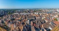 Aerial view of the old town of Strasbourg, France Royalty Free Stock Photo