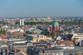 Aerial view of the old town of Strasbourg, France Royalty Free Stock Photo