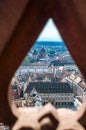 Aerial view of the old town of Strasbourg, France Royalty Free Stock Photo