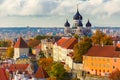 Aerial view old town, Tallinn, Estonia Royalty Free Stock Photo