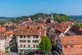 Aerial view of the old town of Tubingen, Germany