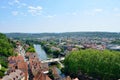 Aerial view, Tuebingen, Germany