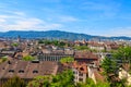 Aerial view of old town of Zurich, Switzerland Royalty Free Stock Photo