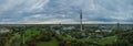 Aerial view of the Olympic park in Munich Royalty Free Stock Photo