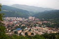 Aerial view of one part at the city of Resita