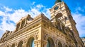 Aerial View of Ornate Historic Clock Tower, Milwaukee Royalty Free Stock Photo