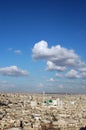 Aerial view over Aleppo, Syria