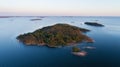 Aerial view over Archipelago Sea National Park Saaristomeri. Royalty Free Stock Photo