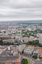 Aerial view over Berlin from Fernsehturm