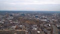 Aerial view over the city of Boston - travel photography