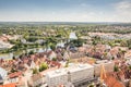 Aerial view over the city of Ulm Royalty Free Stock Photo