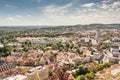Aerial view over the city of Ulm Royalty Free Stock Photo