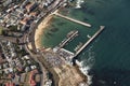 Aerial view over Kalk Bay Western Cape South Africa Royalty Free Stock Photo