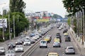 Bucharest national road seen from above