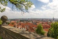 Aerial view over Old Town, Prague Royalty Free Stock Photo