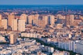 aerial view over Paris France Royalty Free Stock Photo