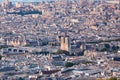 aerial view over Paris France Royalty Free Stock Photo