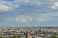 Aerial view over Paris, France Royalty Free Stock Photo