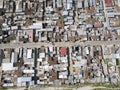 Aerial view of township, South Africa Royalty Free Stock Photo