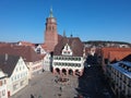 aerial view over Weil der Stadt Baden Wuerttemberg Germany