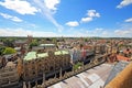 Aerial view of oxford, england