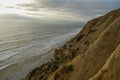 Aerial view of Black Beach, Torrey Pines. California. USA Royalty Free Stock Photo