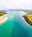 Aerial view of Padstow in Cornwall Royalty Free Stock Photo