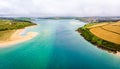 Aerial view of Padstow in Cornwall Royalty Free Stock Photo