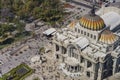 Aerial view of the Palace of Fine Arts Royalty Free Stock Photo