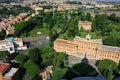 Aerial view of Palace of the Governorate of Vatican Royalty Free Stock Photo