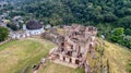 Aerial View Of The Palace Of Sans-Souci And Our Lady Of The Immaculate Conception Church In Milot  Haiti