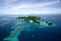 Aerial view of Palau Islands