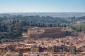 Aerial view of the Palazzo Pitti in FLorence Royalty Free Stock Photo