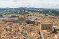 Aerial view of Palazzo Vecchio in Florence, Italy Royalty Free Stock Photo