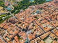 Aerial view of Palencia cityscape Royalty Free Stock Photo