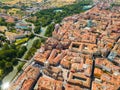 Aerial view of Palencia cityscape Royalty Free Stock Photo