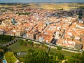 Aerial view of Palencia cityscape Royalty Free Stock Photo