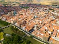 Aerial view of Palencia, Spain Royalty Free Stock Photo