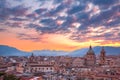 Palermo at sunset, Sicily, Italy