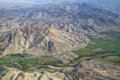 Aerial view of Pampas de Jumana near Nazca, Peru.