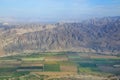 Aerial view of Pampas de Jumana near Nazca, Peru.