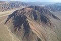 Aerial view of Pampas de Jumana near Nazca, Peru.