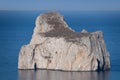 Aerial view of the Pan di Zucchero rock and the Porto Flavia mine