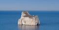 Aerial view of the Pan di Zucchero rock and the Porto Flavia mine