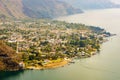 Aerial View Of Panajachel Guatemala Royalty Free Stock Photo